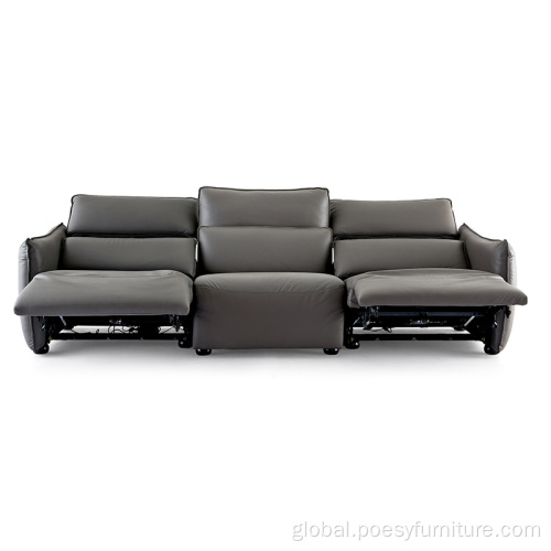 Recliner Sofa Set Living Room Furniture Recliner Leather Sofa Sets Manufactory